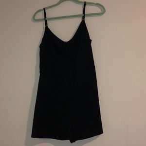 Keepsake black drop neck romper